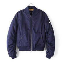 Chic Short Bomber Pilots Parkas Quilted Jacket Women V neck Long sleeve Casual Coat Thin Padded Outerwear