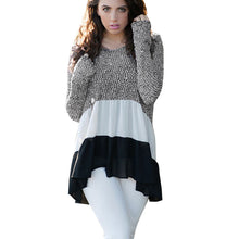 Chiffon Patchwork Sexy Women Blouse Shirt Cute Women Tops And Blouses  Blouse Clothing Plus Size