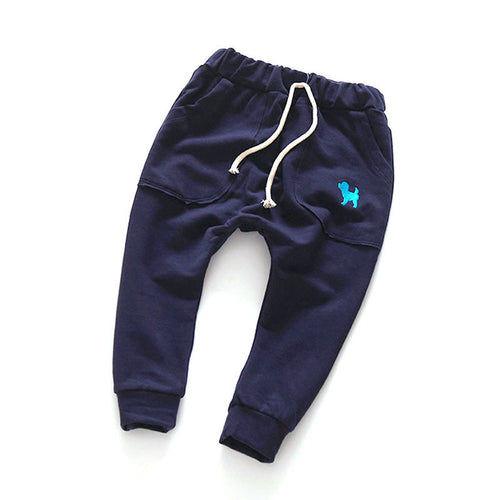 child-kids-baby-boys-girls-unisex-harem-pants-trousers-elastic-waist-casual-cotton-long-pants-for-2-7years-children BBL
