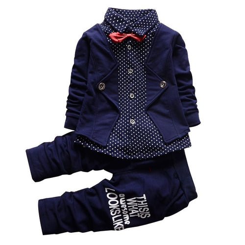 childrens-clothing-sets-baby-boy-gentleman-bow-tie-fake-t-shirt-coat-pants-2pcss-suits-kids-tracksuit-set BBL