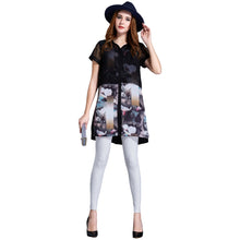 clearance-chiffon-women-blouse-floral-print-short-sleeve-elegant-shirt-long-women-tops-black-plus-size-women-clothing BBL