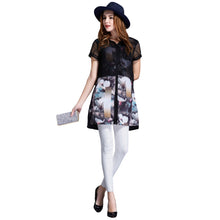 clearance-chiffon-women-blouse-floral-print-short-sleeve-elegant-shirt-long-women-tops-black-plus-size-women-clothing BBL