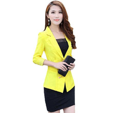 clearance-women-slim-coat-candycolor-three-quarter-sleeve-suit-one-button-thin-coat-suit-jacket-ol-work-wear BBL