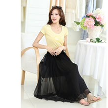 colorful-womens-tulle-skirt-elastic-waist-silk-chiffon-pleated-long-py3 BBL