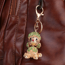 crystal-rhinestone-lucky-pendant-key-ring-18k-gold-electroplated-animal-puppy-key-chain-keychain-purse-handbag-charm-decoration BBL