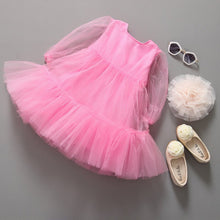 cute-kids-baby-girls-white-short-sleeve-princess-guaze-dress-2-7years-new-y2 BBL