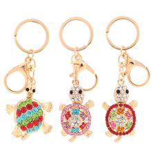 cute-shining-rhinestone-key-ring-women-lovely-animal-turtle-pendant-key-chain-jewelry-for-car-purse-handbag-charm-gift BBL