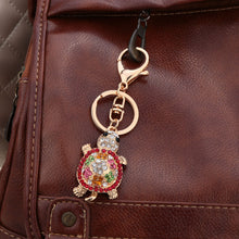 cute-shining-rhinestone-key-ring-women-lovely-animal-turtle-pendant-key-chain-jewelry-for-car-purse-handbag-charm-gift BBL
