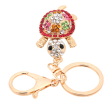 cute-shining-rhinestone-key-ring-women-lovely-animal-turtle-pendant-key-chain-jewelry-for-car-purse-handbag-charm-gift BBL