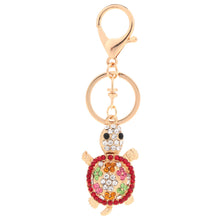 cute-shining-rhinestone-key-ring-women-lovely-animal-turtle-pendant-key-chain-jewelry-for-car-purse-handbag-charm-gift BBL