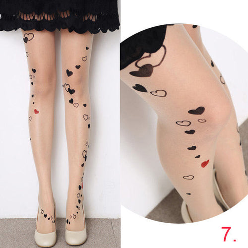 cute-women-sexy-transparent-silk-stocking-tattoo-pantyhose-woman-leggings BBL