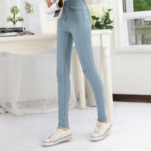 designerjeans-womens-fashion-denim-hollow-out-strech-blue-black-skinny-high-waist-denim-pencil-pants-plus-size BBL