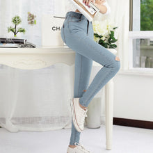 designerjeans-womens-fashion-denim-hollow-out-strech-blue-black-skinny-high-waist-denim-pencil-pants-plus-size BBL