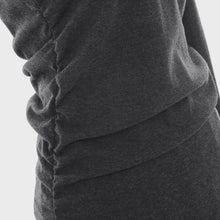 dresses-for-women-solidcolor-v-neck-vestidos-long-sleeve-slim-waist-pleated-dress-women-mini-dress-black-grey BBL