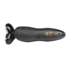 EU plug Fashion Design Portable 3 in 1 3D Men Rechargeable Cordless Rotary Electric Shaver Hair Mustache Razor Home