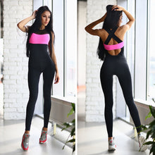 Elasticity Running Fitness Jumpsuit Womens Sexy Bodycon Jumpsuit Gym Skinny Sport Jumpsuit Backless Bandage Jumpsuits For Women