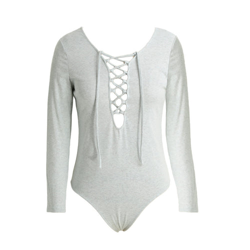 elegant-jumpsuit-sexy-women-lace-up-bodysuit-rompers-tie-front-long-sleeve-stretch-slim-playsuit-salopette-ol-overalls-grey BBL