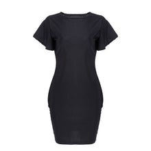 elegant-women-lady-ruffles-sleeve-slim-bodycon-cocktail-party-dress-ly3 BBL