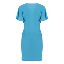elegant-women-lady-ruffles-sleeve-slim-bodycon-cocktail-party-dress-ly3 BBL