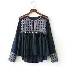 Ethnic Coins Fringed Embroidery Jacket Women Tassel Skirt-hem Loose Kimono Jacket Coat Sunscreen Femme Outerwear