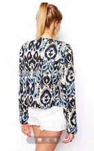 Ethnic Embroidery Beading Totem Print Paisley Quilted Jacket Women's Vintage Thin Padded Long Sleeve Coat Suits