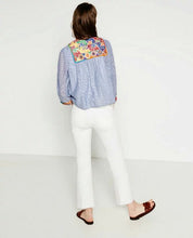 Ethnic Striped Print Geometric Embroidery Shirt Strappy ball tassel Cardigan Blouse Tops blusas chemise femme blusa