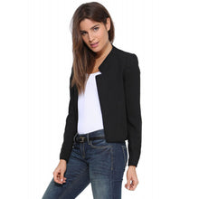 European Long Sleeve Women Blazers And Jackets Cardigan Jacket Coat Women Solid Color Leisure Blazer Femme