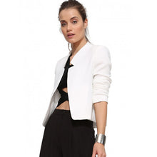 European Long Sleeve Women Blazers And Jackets Cardigan Jacket Coat Women Solid Color Leisure Blazer Femme
