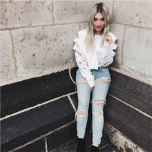 Fall Cut Out Cropped Sweatshirt Women Hoodies O Neck Sleeve Cut Tracksuit Tops Army Green Sport Jogging Femme