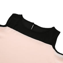 fall-women-chiffon-blousecolor-block-cold-shoulder-long-sleeve-casual-loose-shirt-top-femme-pink-roupas-feminina BBL