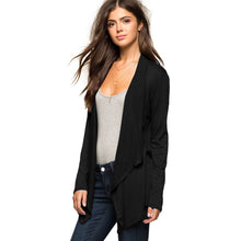 fall-fashion-women-office-cardigan-open-front-drape-irregular-girls-clothes-elbow-patchwork-long-sleeve-casual-outerwear-black BBL