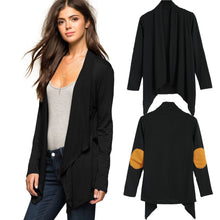fall-fashion-women-office-cardigan-open-front-drape-irregular-girls-clothes-elbow-patchwork-long-sleeve-casual-outerwear-black BBL
