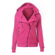 Fall Zipper Up Sweatshirt Hoodies Solid Color Casual Tracksuit For Women Long Sleeve Slim Hoodie Jacket Coat