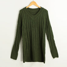 fall-women-sweaters-and-pullovers-ol-knitted-sweater-solid-ribbed-v-neck-long-sleeve-casual-longline-jumper-sweater-mujer BBL