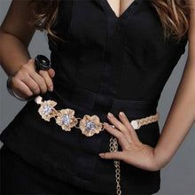 fashion-all-match-sweet-metal-3-and-5-flowers-women-skirt-decorated-belly-chains-body-jewelry-chain BBL