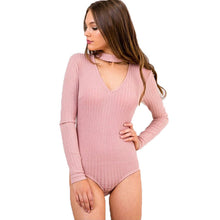 Bloggers Favorite All Matched Bodysuit Top Sexy Deep V Bodysuit Women Long Sleeve Body Top Slim Bodycon Jumpsuit