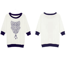 europe-america-women-t-shirt-owl-printcolor-block-batwing-half-sleeves-tops-blusas-femininas-casual-shirts-white BBL