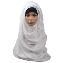 Fashion Islamic Turban Head Wear Band Neck ChCover Bonnet Muslim Short Hijab Shawls Arab Women Scarf