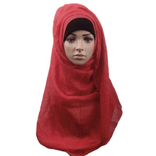 Fashion Islamic Turban Head Wear Band Neck ChCover Bonnet Muslim Short Hijab Shawls Arab Women Scarf