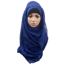 Fashion Islamic Turban Head Wear Band Neck ChCover Bonnet Muslim Short Hijab Shawls Arab Women Scarf