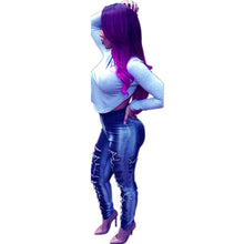 Jeans Woman Black Ripped Skinny Jeans Pencil Pants Trousers High Waist Hole Destroyed Vintage Women's Jeans