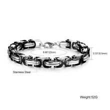 fashion-men-bracelets-gold-chain-link-bracelet-stainless-steel-width-8mm-bracelet-y8 BBL