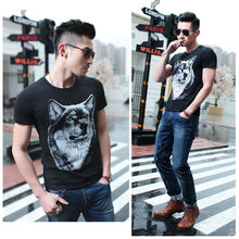 men-cotton-t-shirt-3d-print-wolf-animal-pattern-short-sleeve-funny-t-shirts-plus-size-casual-tops-tee-camisetas-black BBL
