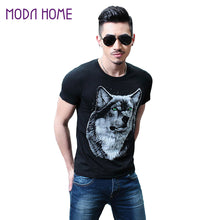 men-cotton-t-shirt-3d-print-wolf-animal-pattern-short-sleeve-funny-t-shirts-plus-size-casual-tops-tee-camisetas-black BBL