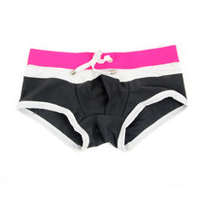fashion-men-tied-rope-boxers-swimwear-beachwear-color-matched-trunks-low-rise-boxer BBL