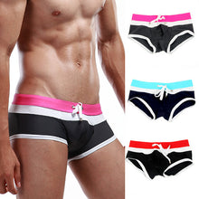 fashion-men-tied-rope-boxers-swimwear-beachwear-color-matched-trunks-low-rise-boxer BBL