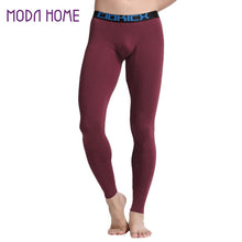 fashion-men-skinny-leggings-solidcolor-long-johns-underwear-slim-tights-elastic-waist-cotton-sleepwear-thermal-underwear BBL