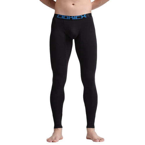 fashion-men-skinny-leggings-solidcolor-long-johns-underwear-slim-tights-elastic-waist-cotton-sleepwear-thermal-underwear BBL