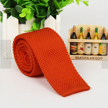 fashion-mens-tie-knit-knitted-tie-necktie-narrow-slim-skinny-woven-l3 BBL