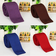 fashion-mens-tie-knit-knitted-tie-necktie-narrow-slim-skinny-woven-l3 BBL